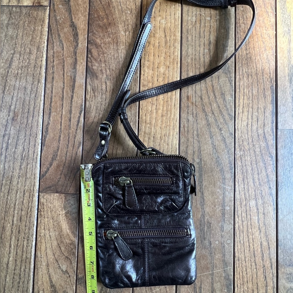 Latico metallic brown Women’s crossbody bag